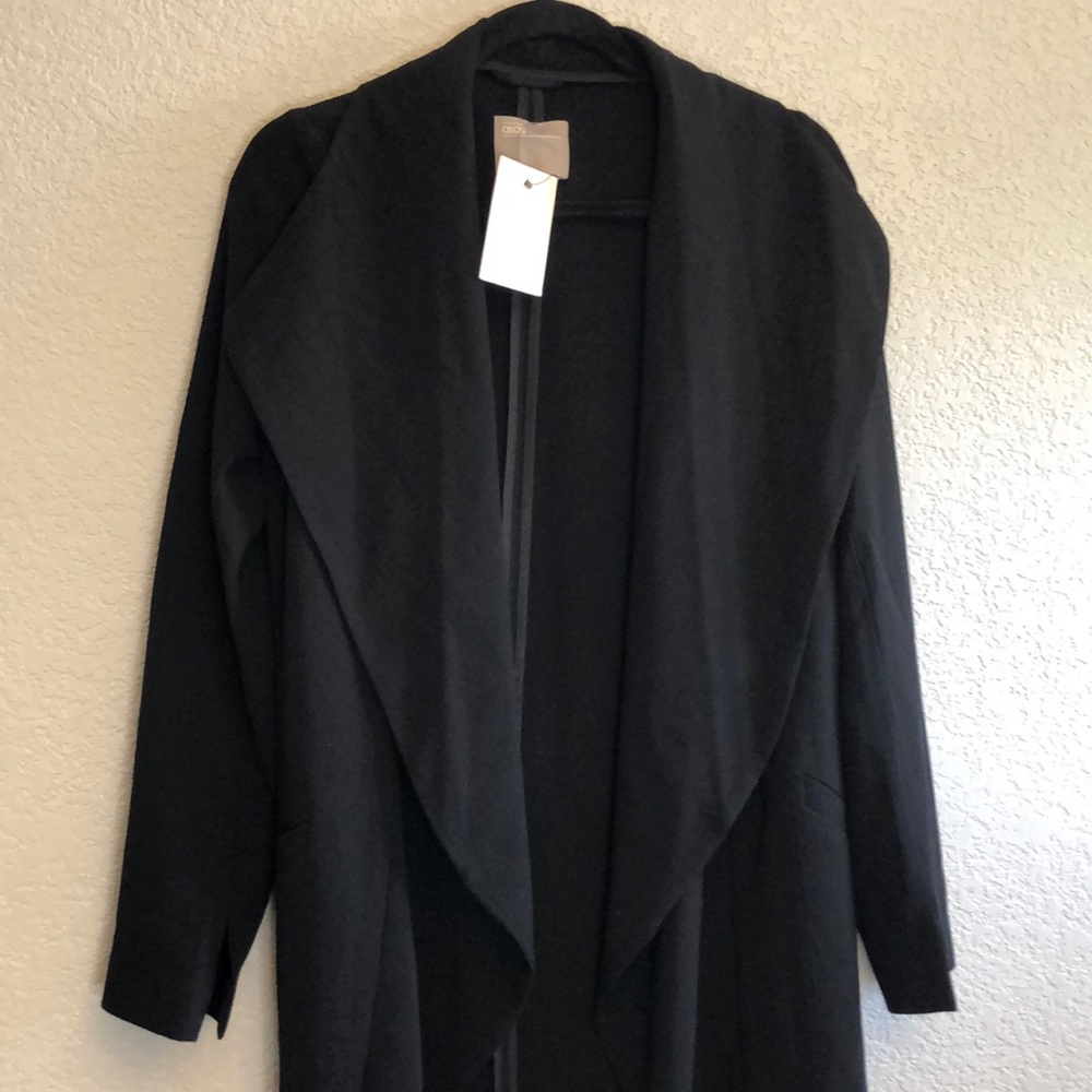 Black Waterfall Duster